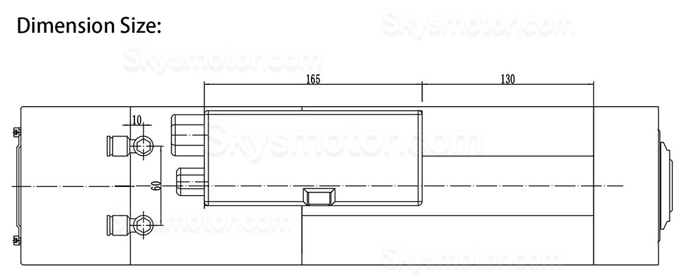 4.5KW 220V/380V 空冷ATC（自動工具交換）スピンドルモーター JGLF51-30-24Z/4.5 3.6Nm 24,000 RPM ISO30